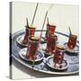 Tray of Turkish Teas, Turkey, Eurasia-John Miller-Stretched Canvas