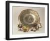 Tray, Teapot, Slop Basin, Cups and Milk Jug from the Chicherin tea service, Tobolsk, 1774-6-null-Framed Giclee Print