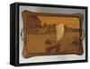 Tray with Lake Scene-Louis Majorelle-Framed Stretched Canvas