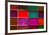 Trays of Multi-Colored Dyes at the Entrance to the Pashupatinath Temple Near Kathmandu, Nepal-Sergio Ballivian-Framed Photographic Print