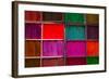 Trays of Multi-Colored Dyes at the Entrance to the Pashupatinath Temple Near Kathmandu, Nepal-Sergio Ballivian-Framed Photographic Print