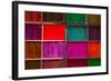 Trays of Multi-Colored Dyes at the Entrance to the Pashupatinath Temple Near Kathmandu, Nepal-Sergio Ballivian-Framed Photographic Print