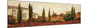 Tre case Tra I Papaveri-Guido Borelli-Mounted Giclee Print