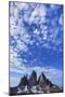 Tre Cime Di Lavaredo Mountains with Clouds, Sexten Dolomites, South Tyrol, Italy, Europe, July 2009-Frank Krahmer-Mounted Photographic Print