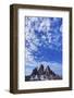 Tre Cime Di Lavaredo Mountains with Clouds, Sexten Dolomites, South Tyrol, Italy, Europe, July 2009-Frank Krahmer-Framed Photographic Print