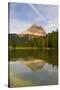 Tre Cime Di Lavaredo Reflected on Lago Dei Cirmoli-Guido Cozzi-Stretched Canvas