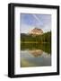 Tre Cime Di Lavaredo Reflected on Lago Dei Cirmoli-Guido Cozzi-Framed Photographic Print