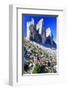 Tre Cime di Lavaredo, Sexten Dolomites, Province of Bolzano, South Tyrol, Italy-null-Framed Premium Giclee Print