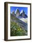 Tre Cime di Lavaredo, Sexten Dolomites, Province of Bolzano, South Tyrol, Italy-null-Framed Art Print