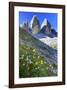 Tre Cime di Lavaredo, Sexten Dolomites, Province of Bolzano, South Tyrol, Italy-null-Framed Art Print