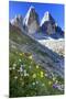Tre Cime di Lavaredo, Sexten Dolomites, Province of Bolzano, South Tyrol, Italy-null-Mounted Art Print