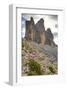 Tre Cime di Lavaredo, Sexten Dolomites, Province of Bolzano, South Tyrol, Italy-null-Framed Art Print