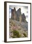 Tre Cime di Lavaredo, Sexten Dolomites, Province of Bolzano, South Tyrol, Italy-null-Framed Art Print