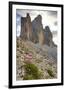 Tre Cime di Lavaredo, Sexten Dolomites, Province of Bolzano, South Tyrol, Italy-null-Framed Art Print