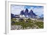 Tre Cime Di Lavaredo, Sexten Dolomites, South Tyrol, Italy, Europe, July 2009-Frank Krahmer-Framed Photographic Print