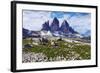 Tre Cime Di Lavaredo, Sexten Dolomites, South Tyrol, Italy, Europe, July 2009-Frank Krahmer-Framed Photographic Print