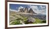 Tre Cime Di Lavaredo (Three Merlons), Meadow, South Tyrol-Rainer Mirau-Framed Photographic Print