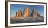 Tre Cime Di Lavaredo (Three Merlons), South Tyrol, the Dolomites Mountains, Italy-Rainer Mirau-Framed Photographic Print