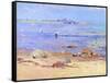 Treading Clams, Wickford-William James Glackens-Framed Stretched Canvas