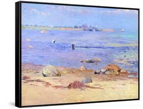 Treading Clams, Wickford-William James Glackens-Framed Stretched Canvas