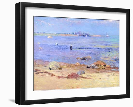 Treading Clams, Wickford-William James Glackens-Framed Giclee Print