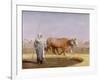 Treading out Wheat in Egypt-Jean-Léon Gérome-Framed Giclee Print