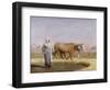 Treading Out Wheat in Egypt-Jean Leon Gerome-Framed Giclee Print