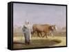 Treading Out Wheat in Egypt-Jean Leon Gerome-Framed Stretched Canvas