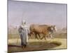 Treading Out Wheat in Egypt-Jean Leon Gerome-Mounted Giclee Print