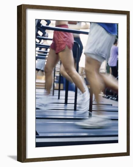 Treadmill Workout-null-Framed Photographic Print