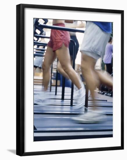 Treadmill Workout-null-Framed Photographic Print