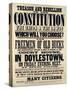 Treason and Rebellion or the Constitution the Union and the Laws! Which Will You Choose? 1861-null-Stretched Canvas