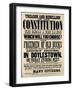 Treason and Rebellion or the Constitution the Union and the Laws! Which Will You Choose? 1861-null-Framed Giclee Print