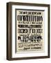 Treason and Rebellion or the Constitution the Union and the Laws! Which Will You Choose? 1861-null-Framed Giclee Print