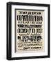 Treason and Rebellion or the Constitution the Union and the Laws! Which Will You Choose? 1861-null-Framed Giclee Print