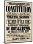 Treason and Rebellion or the Constitution the Union and the Laws! Which Will You Choose? 1861-null-Mounted Giclee Print