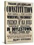 Treason and Rebellion or the Constitution the Union and the Laws! Which Will You Choose? 1861-null-Stretched Canvas