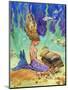 Treasure Chest Mermaid-sylvia pimental-Mounted Art Print