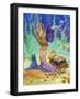 Treasure Chest Mermaid-sylvia pimental-Framed Art Print