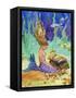 Treasure Chest Mermaid-sylvia pimental-Framed Stretched Canvas