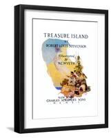 Treasure Island, 1911-Newell Convers Wyeth-Framed Giclee Print