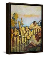 Treasure Island, 1911-Newell Convers Wyeth-Framed Stretched Canvas