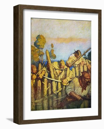 Treasure Island, 1911-Newell Convers Wyeth-Framed Giclee Print