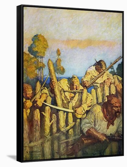 Treasure Island, 1911-Newell Convers Wyeth-Framed Stretched Canvas