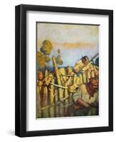 Treasure Island, 1911-Newell Convers Wyeth-Framed Premium Giclee Print