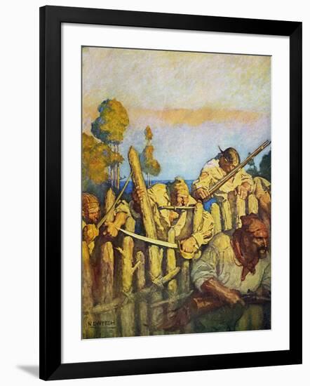 Treasure Island, 1911-Newell Convers Wyeth-Framed Giclee Print