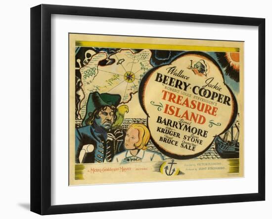 Treasure Island, 1934-null-Framed Art Print