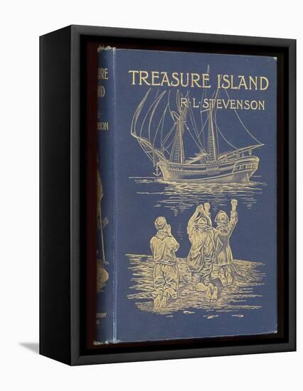 Treasure Island, Cover of the 1899 Edition-null-Framed Stretched Canvas