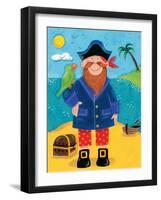 Treasure Island III-Sophie Harding-Framed Art Print