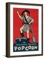 Treasure Island Popcorn Poster-null-Framed Giclee Print